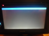 Kenwood DNX5240BT - Nawigacja nie wyświetla map, pojawia się niebieski pasek