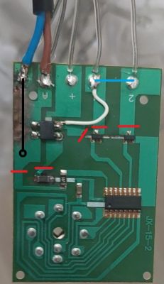 Uszkodzony sterownik światełek LED z 6 trybami pracy - przepięcie, naprawa, USB, moduł, połączenie