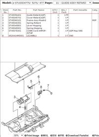 Toshiba e-studio 477s - poszukuję parts catalog do Toshiba e-studio 477 s