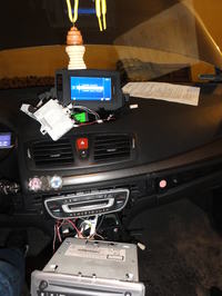 CLIO IIIph2 AFF A3 - nie moge sparować wyświetlacza z radiem