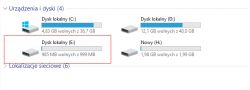 - Rozbieżne, niepełne wartości rozmiaru partycji Windows 10 Pro