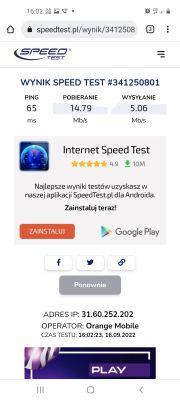 Dobór internetu oraz routera i anteny zewnetrznej.