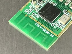 Close-up of an electronic board labeled XY-WE2S-A V1.1.