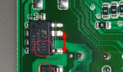 Siemens IQ100 - Brak reakcji, napięcie na programatorze, osmolone miejsca, wymiana modułu