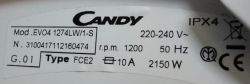 Candy EVO4 1274LW/1-S - uszkodzenia na PCB po awarii door lock-a (naprawa) Candy EVO4 1274LW/1-S - uszkodzenia na PCB po awarii door lock-a (naprawa)