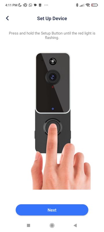 WiFi wireless video intercom - test, app and interior WiFi wireless video intercom - test, app and interior