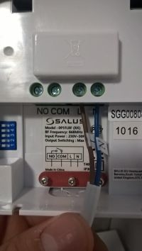 Podłączenie sterownika Salus 091FLRF do kotła Viessmann Vitodens 050 Podłączenie sterownika Salus 091FLRF do kotła Viessmann Vitodens 050