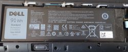 Dell Precision 7710 - Wyłączanie się laptopa po odłączeniu zasilacza i problemy z baterią