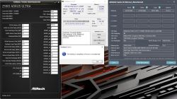 Konfiguracja timingów pamięci RAM, test stabilności TestMem5 i wyniki benchmarku AIDA64 dla płyty głównej Gigabyte Z590i Aorus Ultra z procesorem Intel Core i7-11700KF.