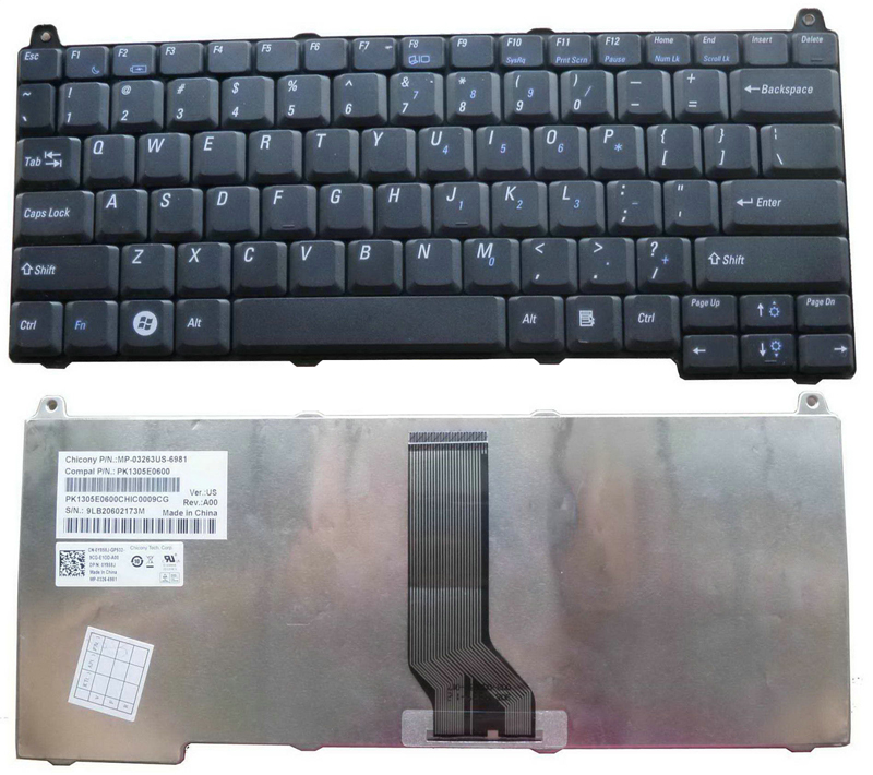 Vostro 1320 - need to replace keyboard, different key placement - Dell ...