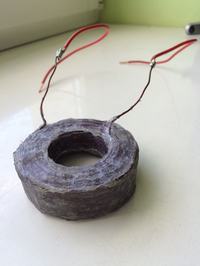 CEWKA elektromagnetyczna do wytworzenia POLA MAGNETYCZNEGO.