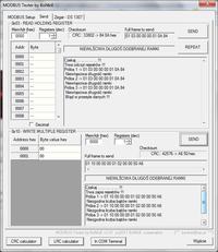 MODBUS Tester - prosty program do testowania transmisji MODBUS