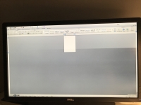 dell p2715q - wyświetla gradient na części matrycy