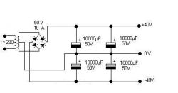 Jednoczesne podłączenie szeregowe i rownolegle kondensatorów.