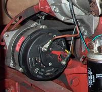 ELMOT A133-55 - Podłączenie alternatora ELMOT A133-55