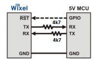 [AVR ATMega32] - Bezpieczna komunikacja USART z urządzeniem 3,3V, zmiany przy 3,3V