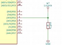 Atmega8[C] - Obrotomierz do motocykla - dobór rezystorów dla pinu Int0