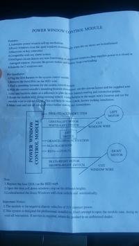 VW POLO IV 9N - Podłączenie modułu domykania szyb BLOW