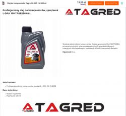 Eurotec TP209 - Wymiana i dobór odpowiedniego oleju sprężarkowego