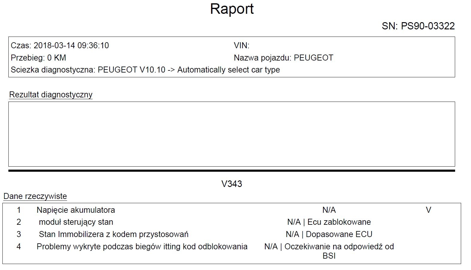 Peugeot 206 1.4 8V 75Km - Zablokowane Ecu, Nie Pali - Brak Iskry