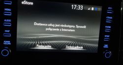 Toyota Corolla E21 hybryda - radio, jak wyłączyć komunikat aktualizacji?