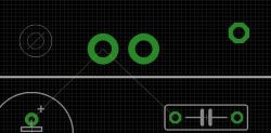 Jak połączyć element Via z innymi w Eagle 5.7 na PCB?