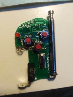 Problem z pilotem zabytkowej centralki alarmu Silicon - poszukuję gotowej płytki