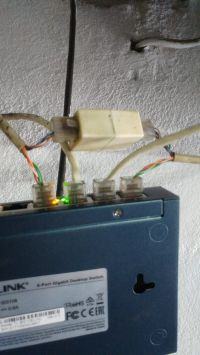 Switch TP-Link TL-SG108 zamiast huba - brak internetu, co robić?