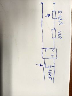 Ściemnialne żarówki LED E27 - Wymiana spalonych elementów: rezystor 47 Ohm, kondensator 47nF 400V
