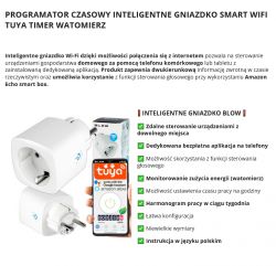 Blow Smart Wi-Fi Socket Smart Wi-Fi socket timer Blow with Tuya app.