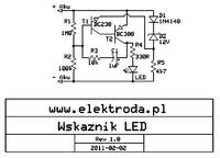 Wskaźnik ładowania akumulatora jako pseudo alarm.