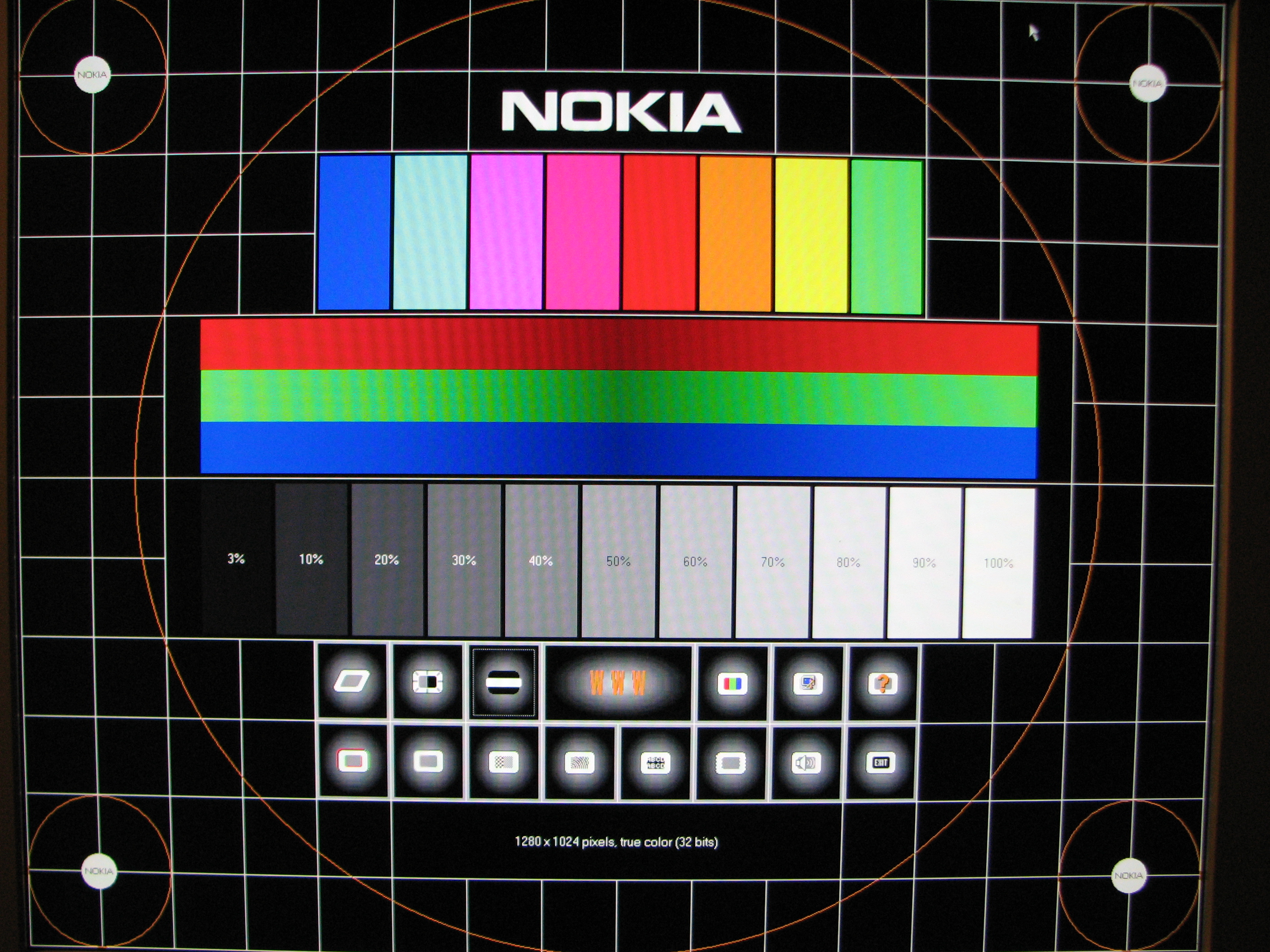Программа тест монитора. Nokia Monitor Test. Настроечная таблица для монитора. Цвета для тестирования монитора. Испытательная таблица для монитора.