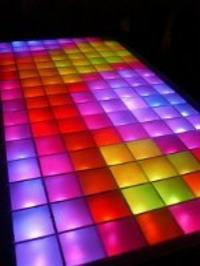 Stolik do kawy RGB LED z FFT