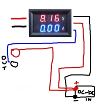 How to connect a digital LED ammeter / voltmeter to the power supply How to connect a digital LED ammeter / voltmeter to the power supply