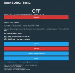 Tasmota replacement for BL602, programming, pairing with Home Assistant, now with OTA working!