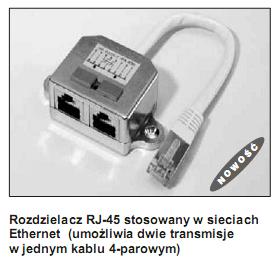 Czy rozdzielacz RJ45 zapewni internet na dwóch komputerach bez switcha?