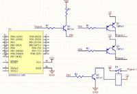 Attiny2313 + wejścia + wyjścia...