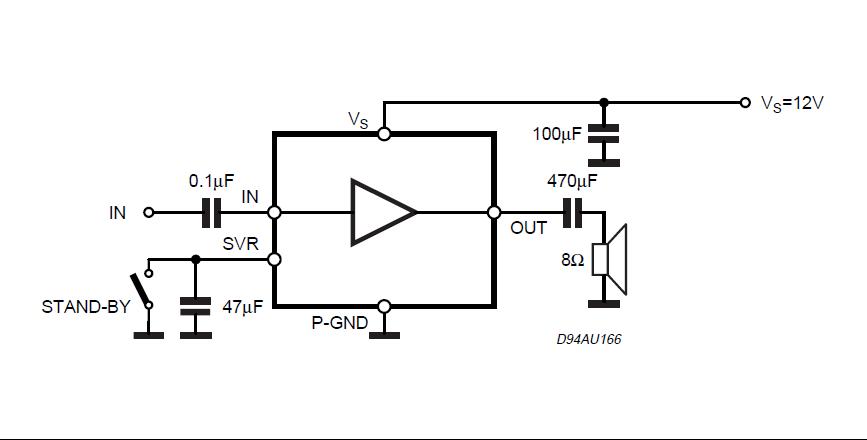 Tda7267a усилитель схема