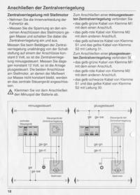 podłączenie centralnego zamka STIG do autoalarmu bosch