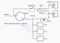 Audi, diody ledowe podłączenie
