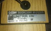 Jak uruchomić głośniki radiowęzłowe unitra tonsil a14 Jak uruchomić głośniki radiowęzłowe unitra tonsil a14