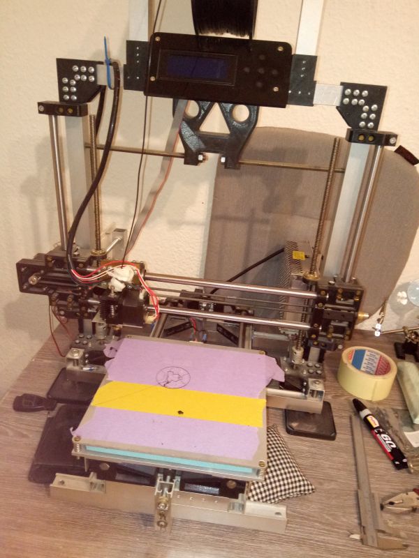 Gdzie kupić twardy wałek 8mm i łożyska do Anet A8? Uszkodzenie po użyciu kombinerek