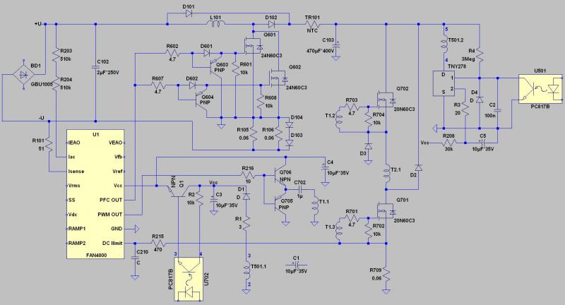 Chieftec aps 850c схема