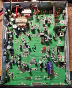 Radio CB Maxon CM70 - ciągły RX i szum, nie działa regulacja blokady szumów