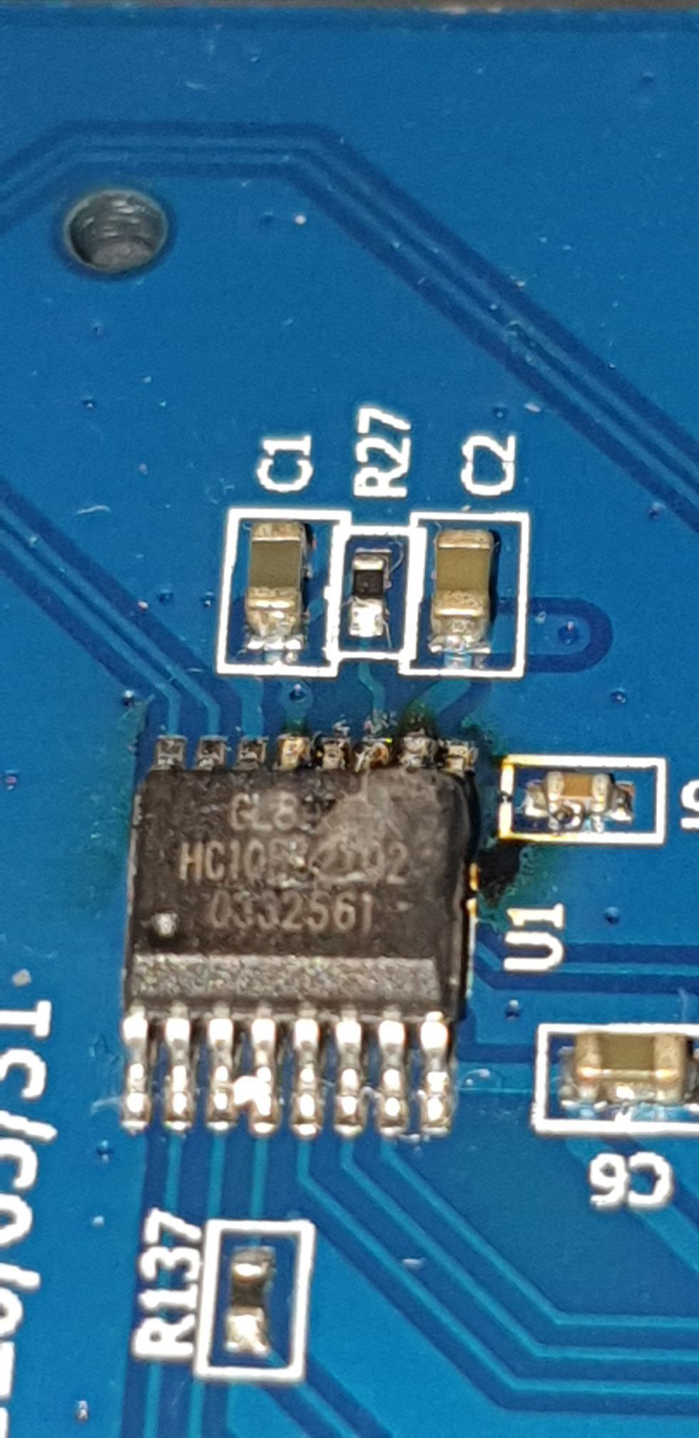 Projektor Vankyo V630W uszkodzony, wymiana układu scalonego