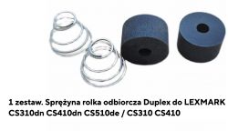 Zestaw sprężyn i rolek odbiorczych do drukarki Lexmark