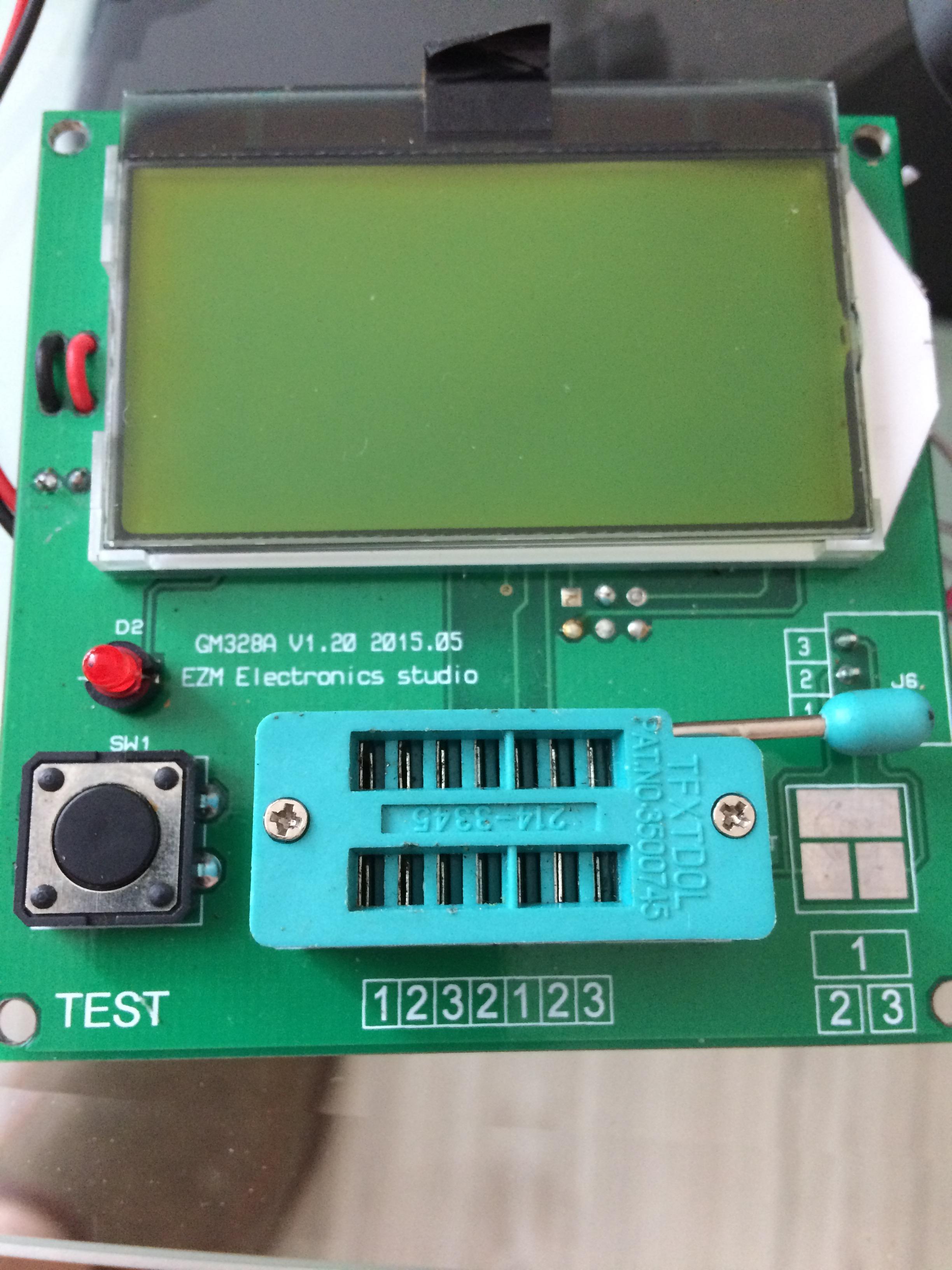 Firmware do testera GM328 po wymianie Atmega 328p brak wyświetlania