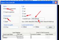 Importowanie obrysów płytek PCB DXF do Protel / Altium Designer