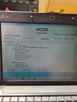 - Vcds problem z adaptacją zerowaniem popiołu w filtrze cząsteczek stałych DPF