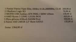 Konfiguracja PC do Fortnite/CSGO za 1500zł - Ryzen 3 2200G, RAM, płyta [VGA]